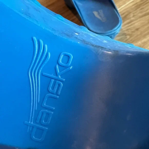 Dansko Women's Blue Slip-On Shoes - Picture 9 of 11